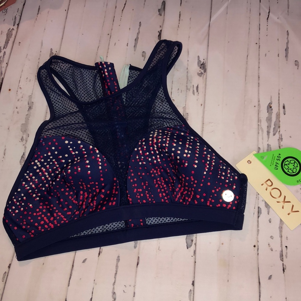 🌊Roxy Caribbean Sunset Racer Back Bikini Top - Picture 5 of 7